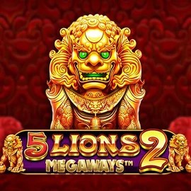 5 Lions Megaways 2 online game logo by Pragmatic Play on spinkos.it