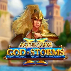 Age Of The Gods: God Of Storms 2 game by Playtech – logo hosted on Spinko Casino