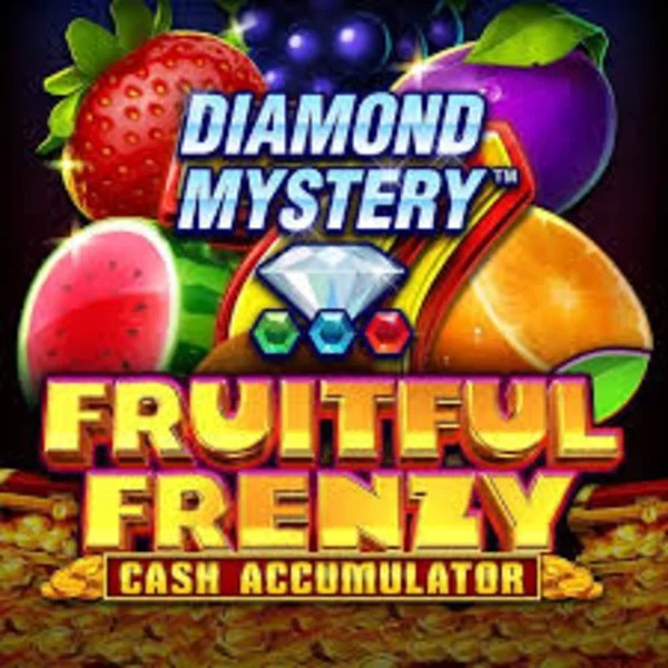 Official Slots logo: Diamond Mystery Fruitful Frenzy Cash Accumulator by Greentube at Spinko Casino