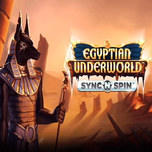 Egyptian Underworld slot logo by Greentube at Spinko Casino