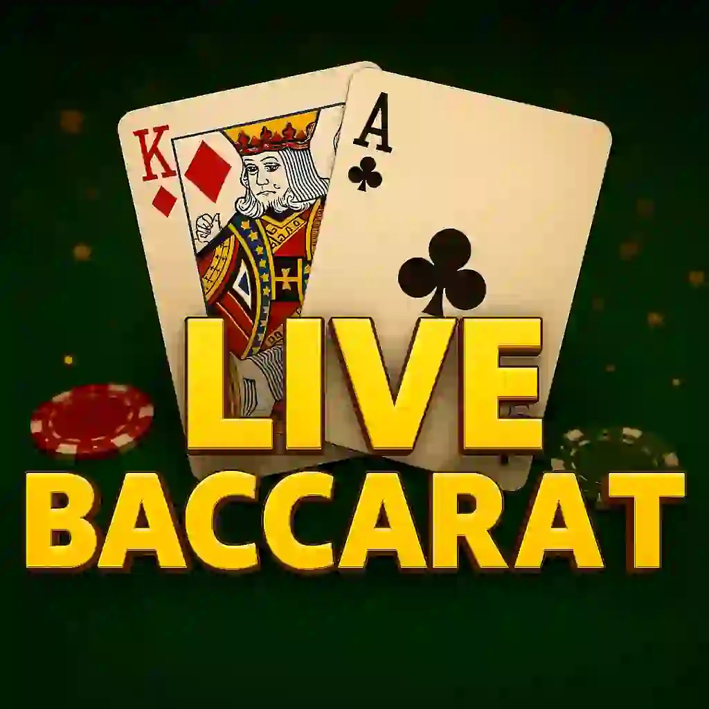 Live Baccarat casino game by Evolution – featured logo at Spinko Casino