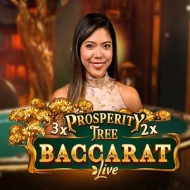 Prosperity Tree Baccarat logo – Live Casino by Evolution at Spinko Casino
